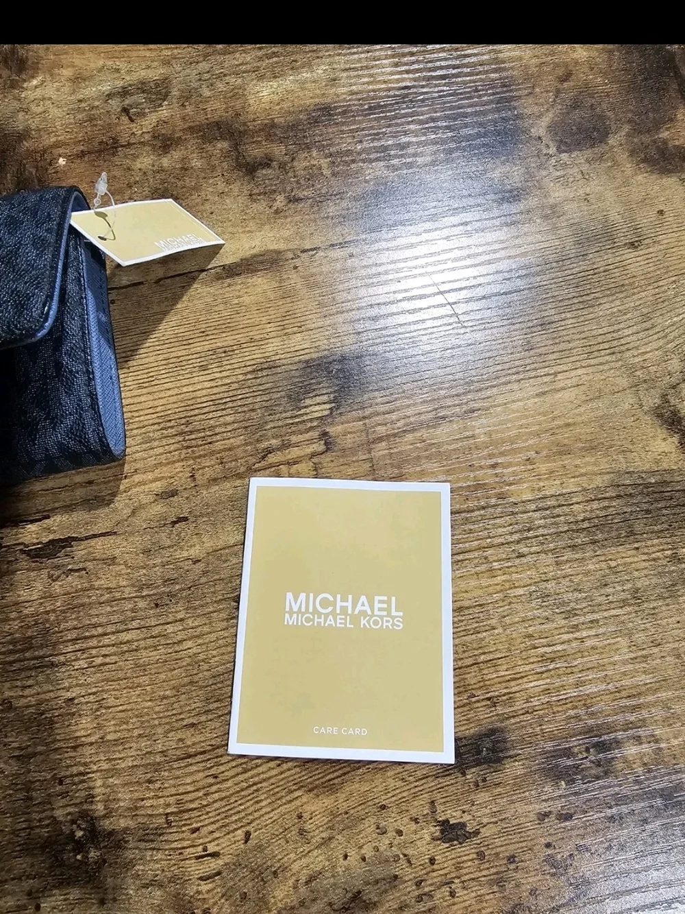 Michael Kors Fulton Flap Continental Wallet Admiral Denim MK Logo NWT
